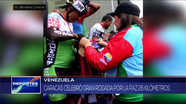 Venezuela | Gran rodada por la paz DEPORTES TELESUR 06-01-2025