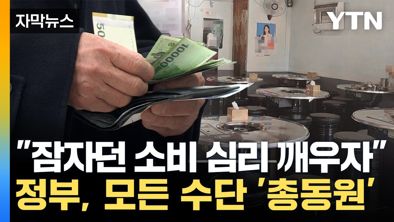 [자막뉴스] 얼어붙은 소비 심리 깨우기 '총력전'...칼 빼든 정부 / YTN