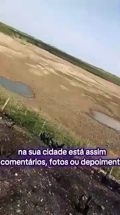Estiagem: Açude de Quixaba-PB, que servia de apoio ao abastecimento, está praticamente seco