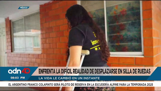 Un conductor imprudente la atropelló, perdió una pierna y enfrenta la realidad en silla de ruedas