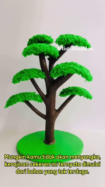 Miniature Tree from Coconut Shell: Unbelievably Realistic!