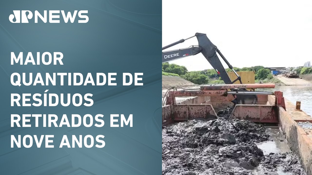 Governo de SP retira mais de 90 mil caminhões de lixo do Rio Tietê