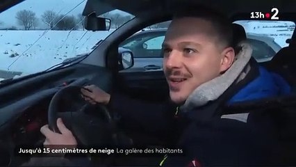 De la neige sur une partie de la France alors que l'alerte orange a été déclenchée dans plusieurs départements