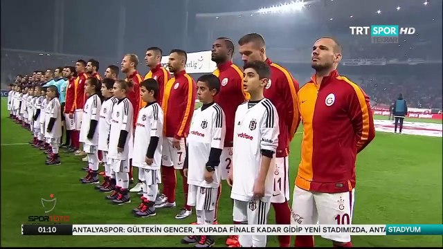 Besiktas - Galatasaray genis ozet
