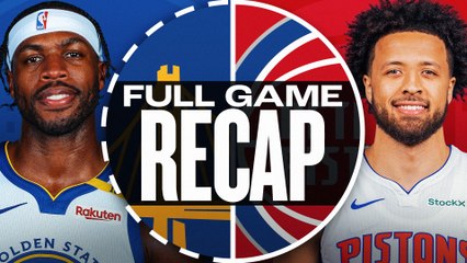 Game Recap: Warriors 107, Pistons 104