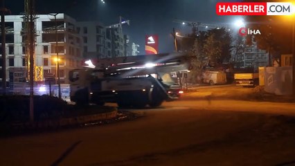 Hafriyat Kamyonunun Devrilmesi Güvenlik Kamerasında