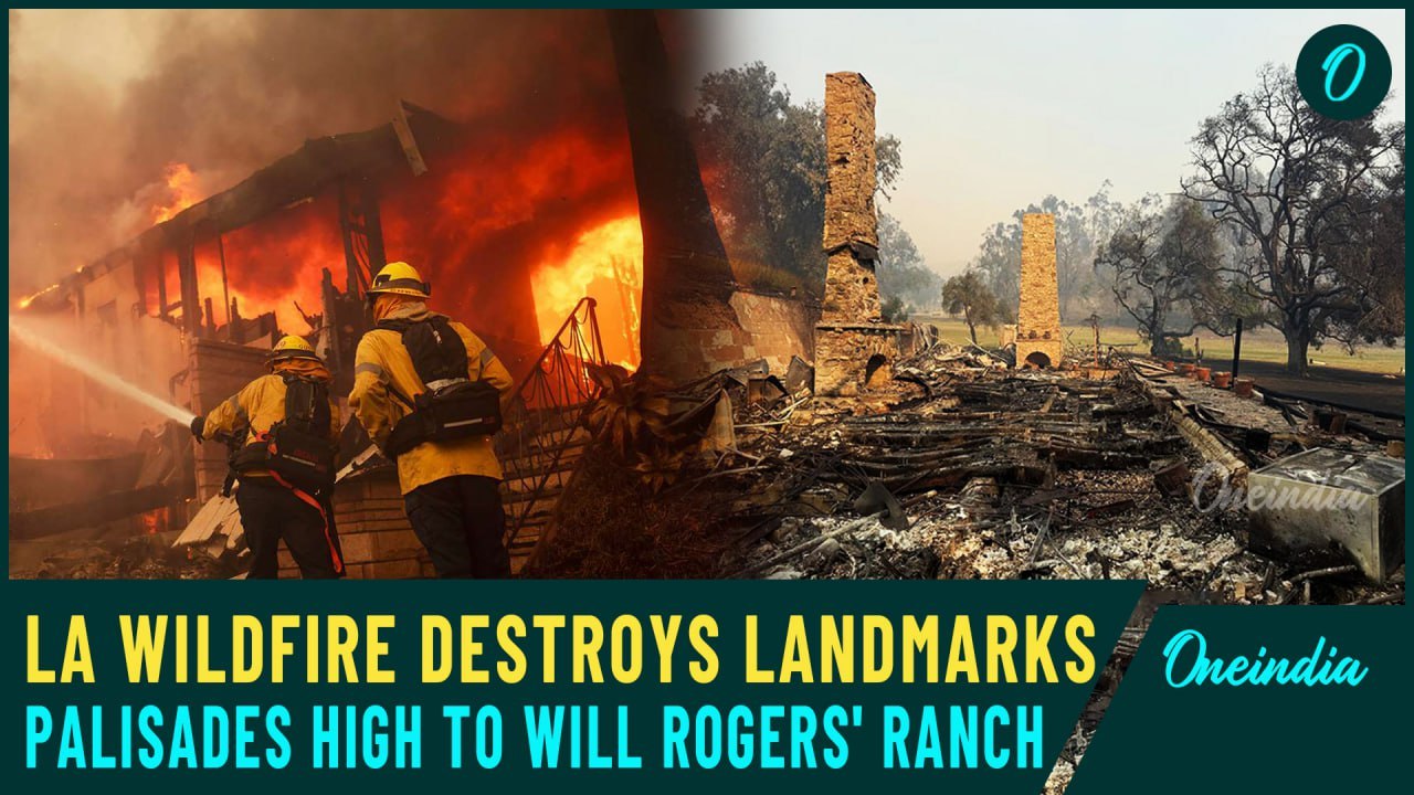 LA wildfires damage Palisades Charter High, Will Rogers' ranch, Reel Inn, The Bunny Museum, more