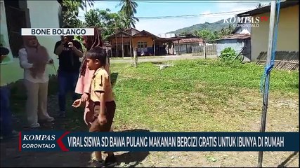 Viral Siswa SD di Gorontalo Bawa Pulang Makanan Bergizi Gratis Untuk Ibunya di Rumah