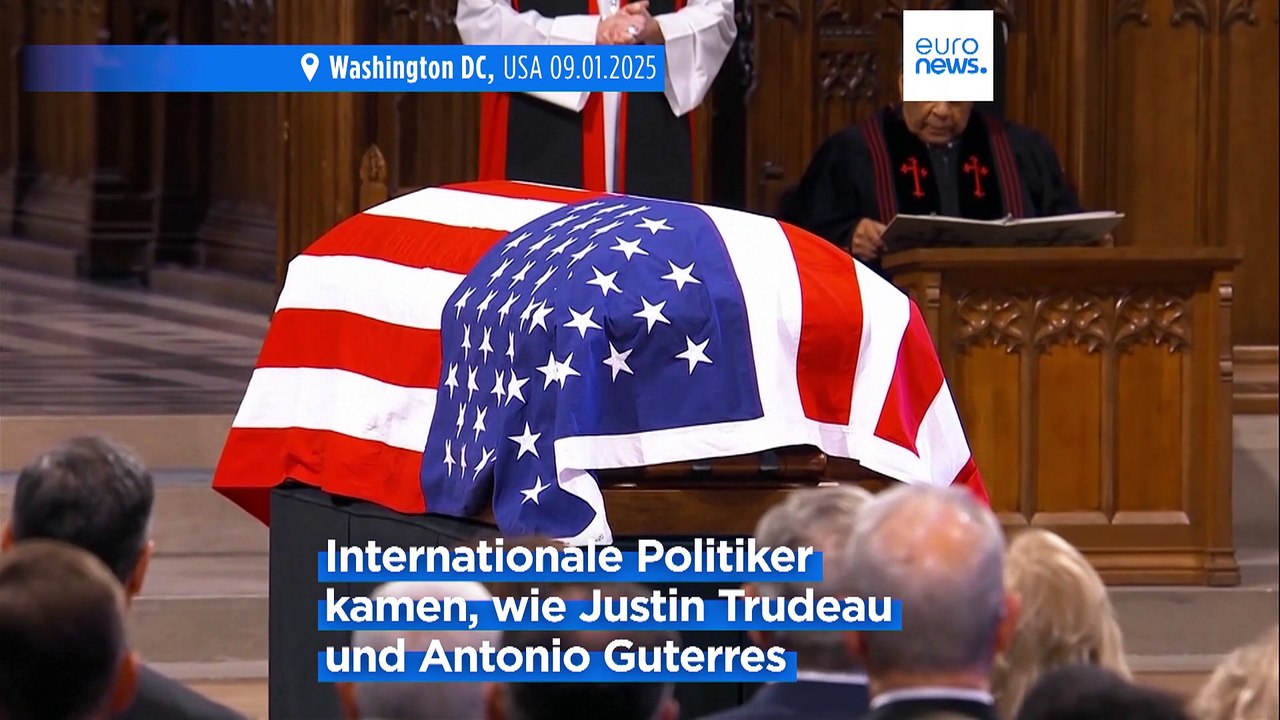 Staatsbegräbnis: Letzte Ehre für Jimmy Carter