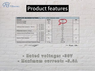 UTR4502L-AE3-R-VB is a SOT23 package P-Channel field effect MOS tube