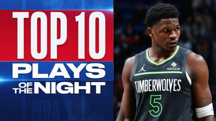 Thursday's NBA Top Plays: Edwards' Viral Slam 🏀