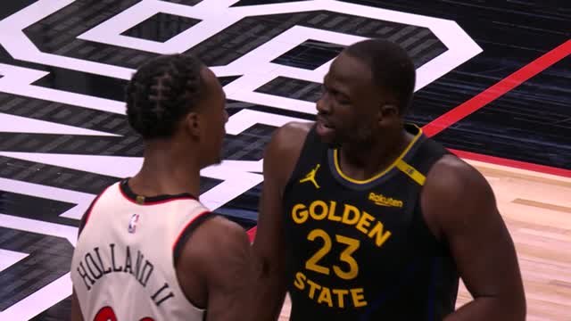 Green sends message with slam after heated exchange with Holland