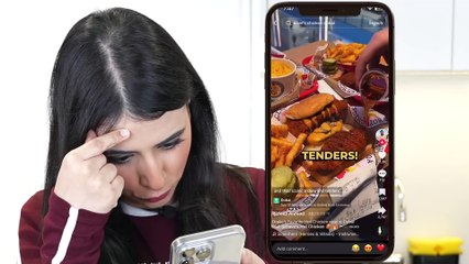 خليت التيك توك يتحكم في أكلي لمدة ٢٤ ساعة