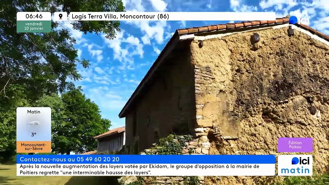 10/01/2025 - ici matin par ici Poitou en vidéo