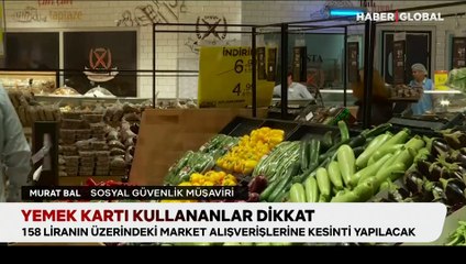 Yemek kartı kullananlar dikkat!
