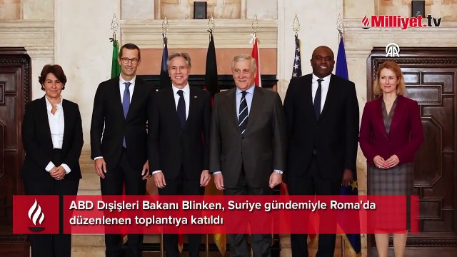 ABD Dışişleri Bakanı Blinken, Suriye gündemiyle Roma'da düzenlenen toplantıya katıldı