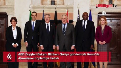 ABD Dışişleri Bakanı Blinken, Suriye gündemiyle Roma'da düzenlenen toplantıya katıldı