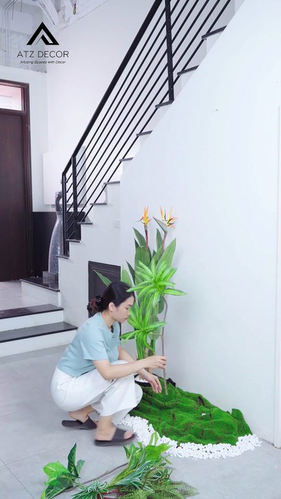 Tiểu cảnh cây giả decor bắt mắt, thiết kế giống thật, bảo hành 12 tháng, thi công mọi vị trí | Tư vấn ngay