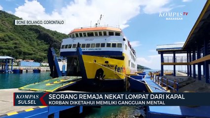Seorang Remaja Nekat Lompat Dari Kapal