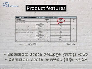 UT3409G-AE3-R-VB is a SOT23 package P-Channel field effect MOS tube