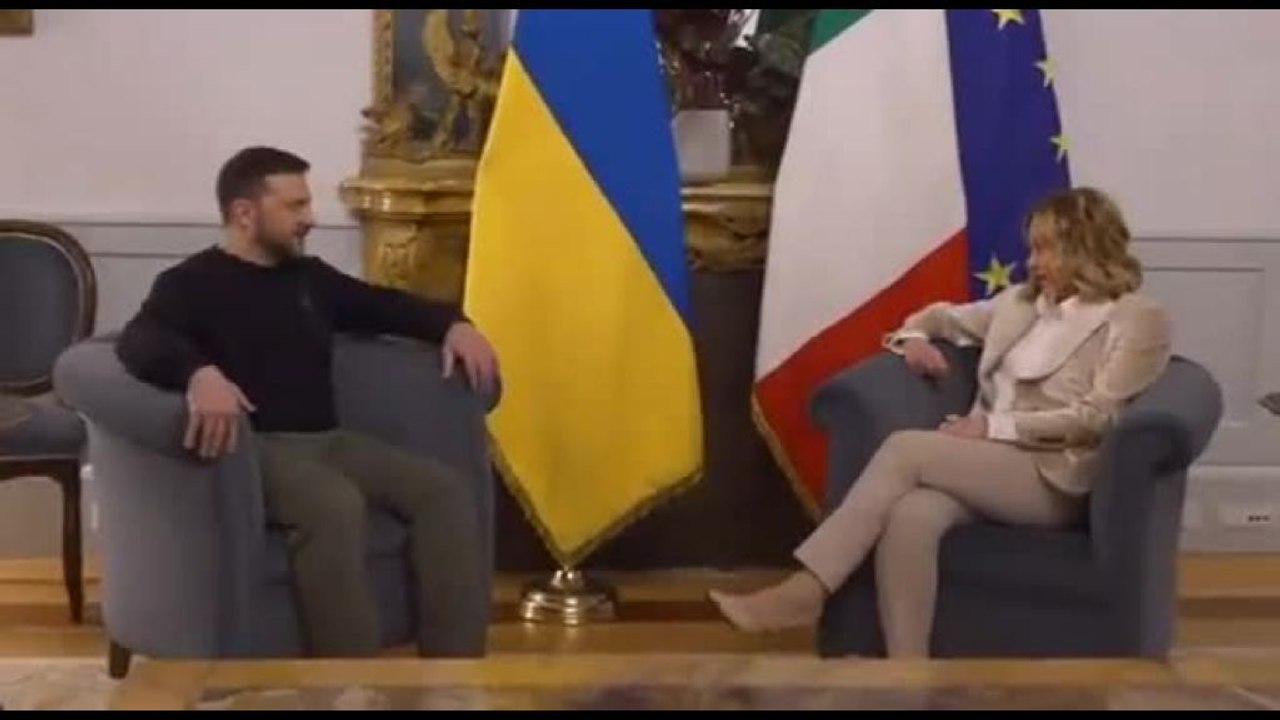 Ucraina, Meloni riceve Zelensky: "sostegno Italia a 360 gradi"