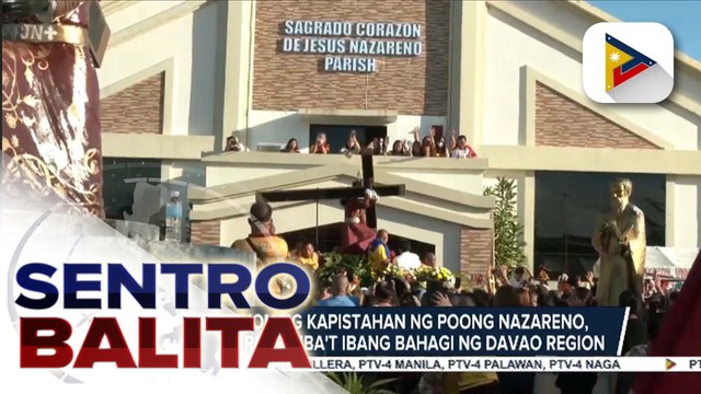 Pagdiriwang ng Kapistahan ng Poong Nazareno, isinagawa rin sa iba't ibang bahagi ng Davao Region