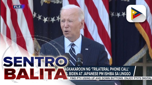 PBBM, magkakaroon ng ‘trilateral phone call’ kasama sina U.S. Pres. Biden at Japanese PM Ishiba sa Linggo