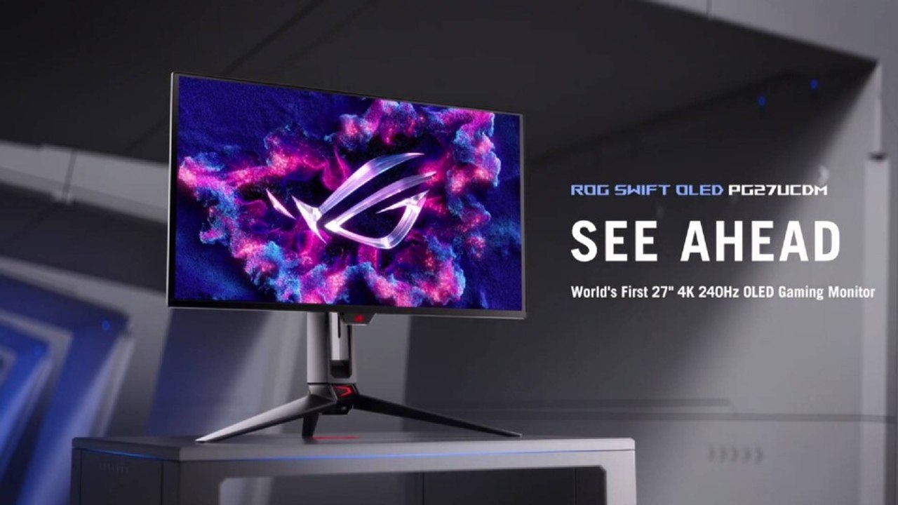 4K OLED in 27 Zoll ist der Trend bei den Gaming-Monitoren 2025: Das kann das neue Modell von Asus