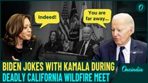 Shocking Moment: Biden and Kamala Caught Joking During Tragic California Wildfire That Killed 10 |