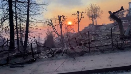 "Como una bomba atómica": la devastación por el fuego en California