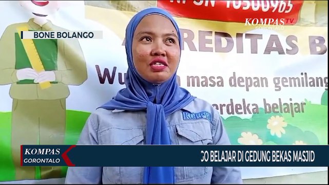 Miris! Puluhan Siswa SD di Bone Raya Belajar di Gedung Bekas Masjid