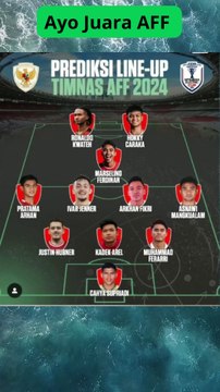 APAKAH BISA JUARA AFF 2024 INILAH FORMASI TIMNAS INDONESIA DI PIALA AFF 2024 #timnas#fifa#aff
