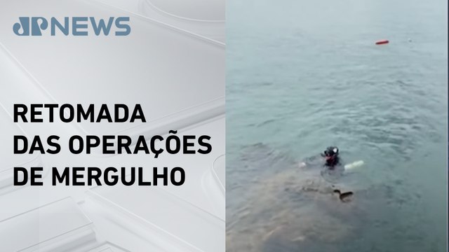 Marinha retoma buscas por vítimas da queda de ponte sobre rio Tocantins