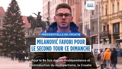 Zoran Milanović, "le Trump croate", favori avant le second tour de l'élection présidentielle