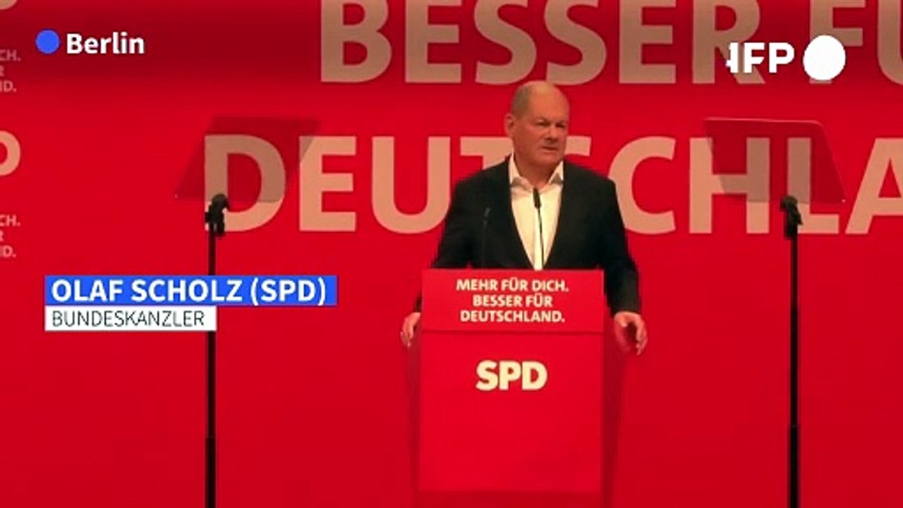 Scholz bekräftigt Warnungen an USA und beschwört 'westliche Werte'