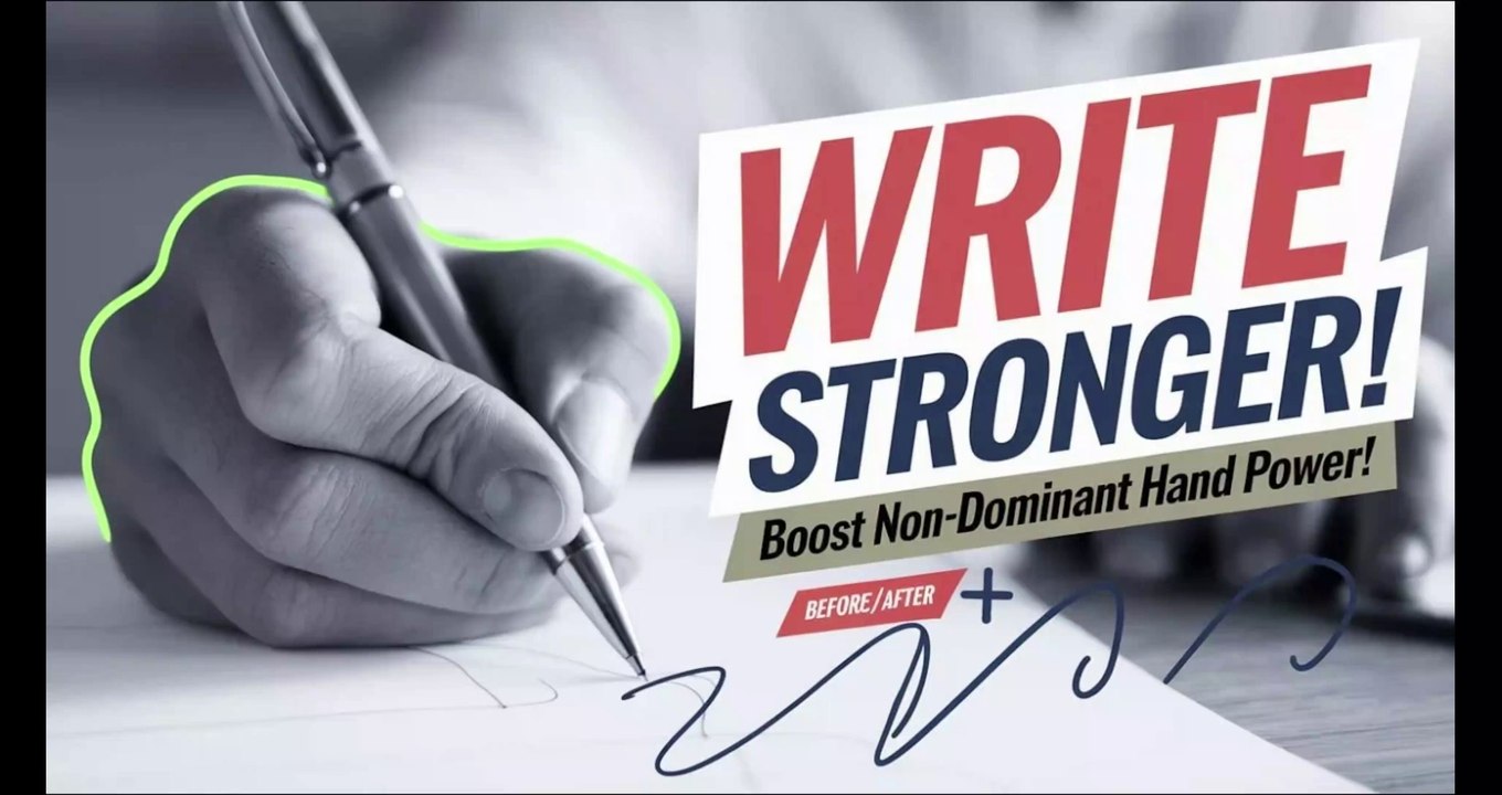 How to create muscle power for non dominant hand Dailymotion-1