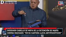 Diosdado Cabello se mofa de la detención de María Corina Machado: 