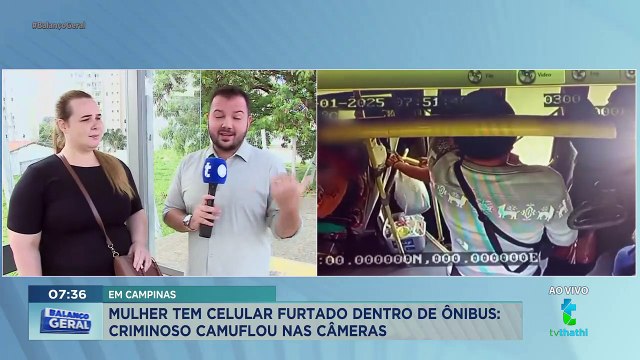 Criminosos agem dentro do transporte público em Campinas