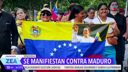 María Corina Machado fue detenida mientras se manifestaba en calles de Venezuela