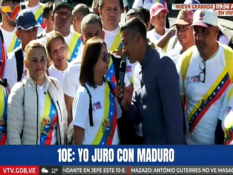 Representantes del sector salud del edo. Yaracuy se movilizan en respaldo al Pdte. Nicolás Maduro