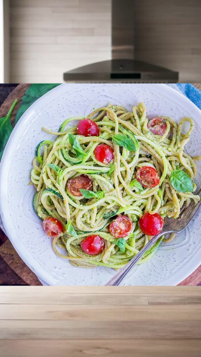 How to make zucchini noodles recipe for weight loss #healthyfood #weightloss
