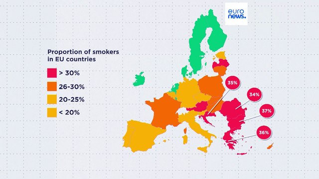 Tabaco imune às resoluções de Ano Novo? Estes países da UE têm as taxas de tabagismo mais elevadas
