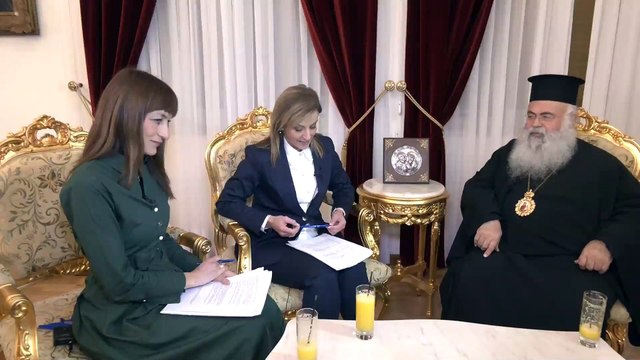 Ο αρχιεπίσκοπος Κύπρου κ.κ. Γεώργιος στο Star