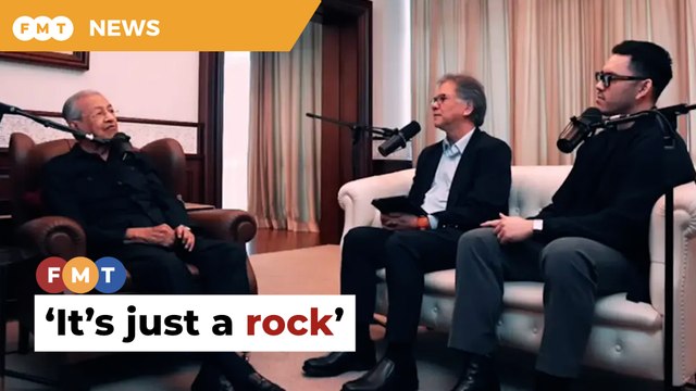 Why fuss over a rock, Dr M says about Batu Puteh controversy