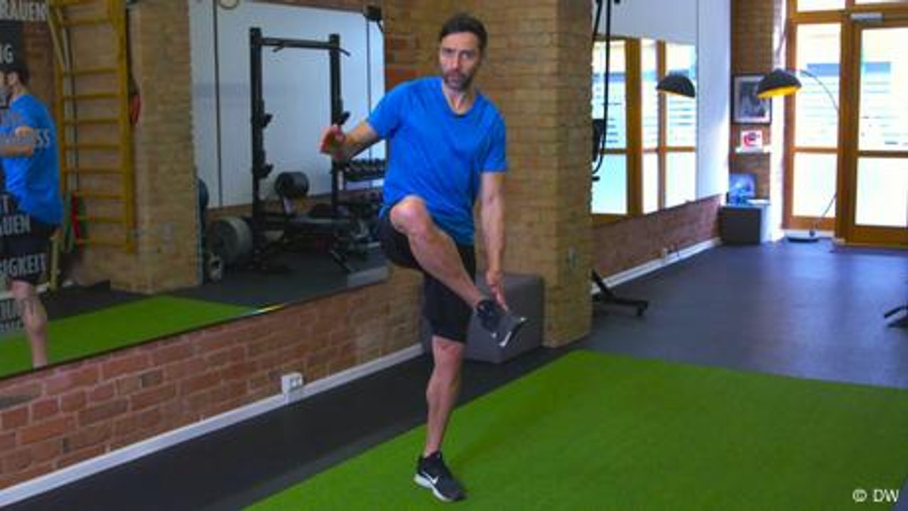 Tims Übung gegen Wadenkrämpfe