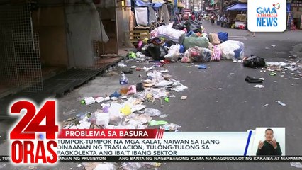 Tumpok-tumpok na mga kalat, naiwan sa ilang dinaanan ng Traslacion; tulong-tulong sa pagkolekta ang iba't ibang sektor | 24 Oras