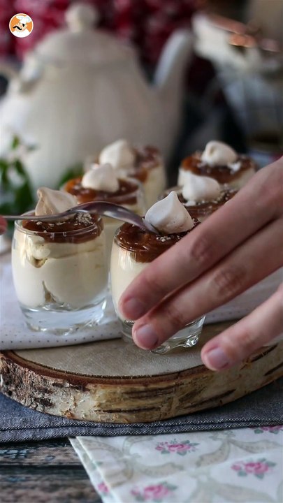 Copinho de creme de castanha e mascarpone