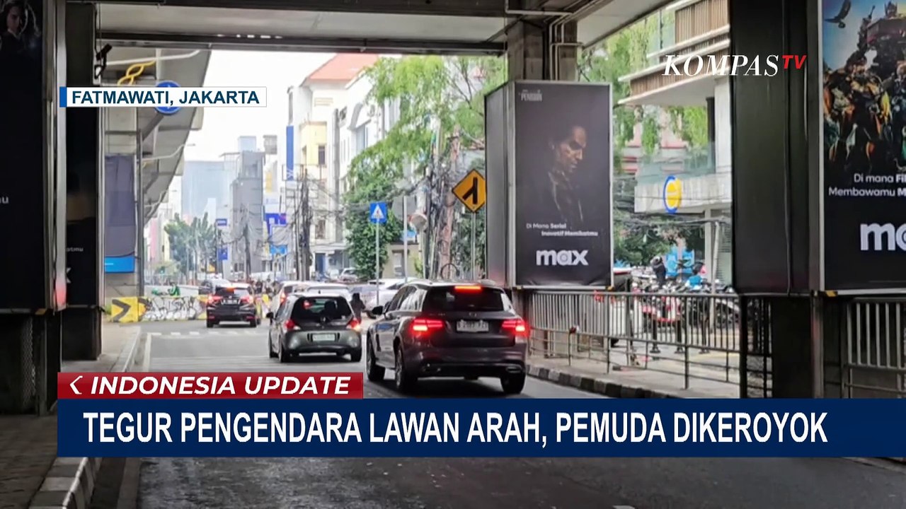 Rekaman Pemuda Dikeroyok Usai Tegur Pengendara Lawan Arah, Polisi Buru Pelaku