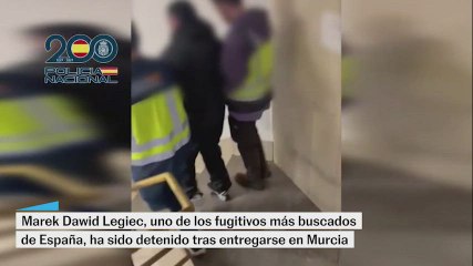 Se entrega uno de los 10 fugitivos más buscados en España
