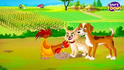 मुर्गी के आलसी दोस्त l Murgi Ke Aalasi Dost l Moral Story for Kids l StoryToons TV